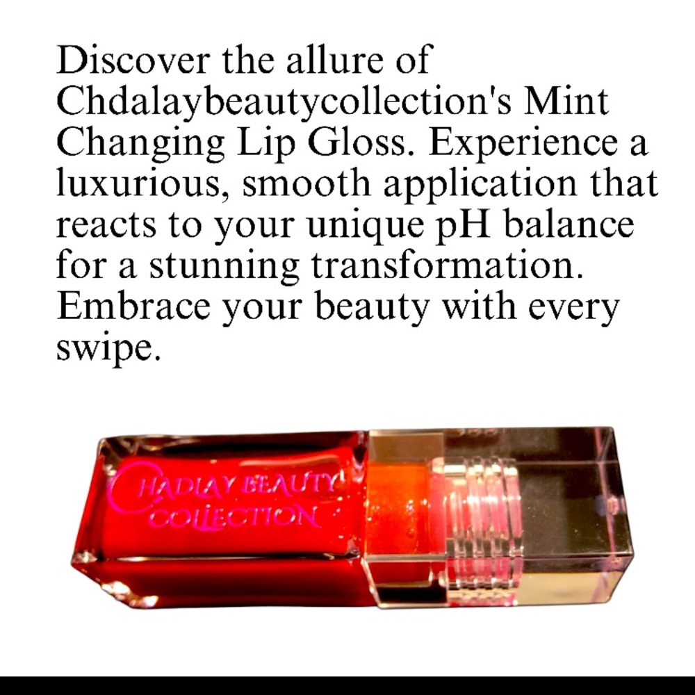 Chdalaybeautycollection lipgloss changing color goes on smooth
